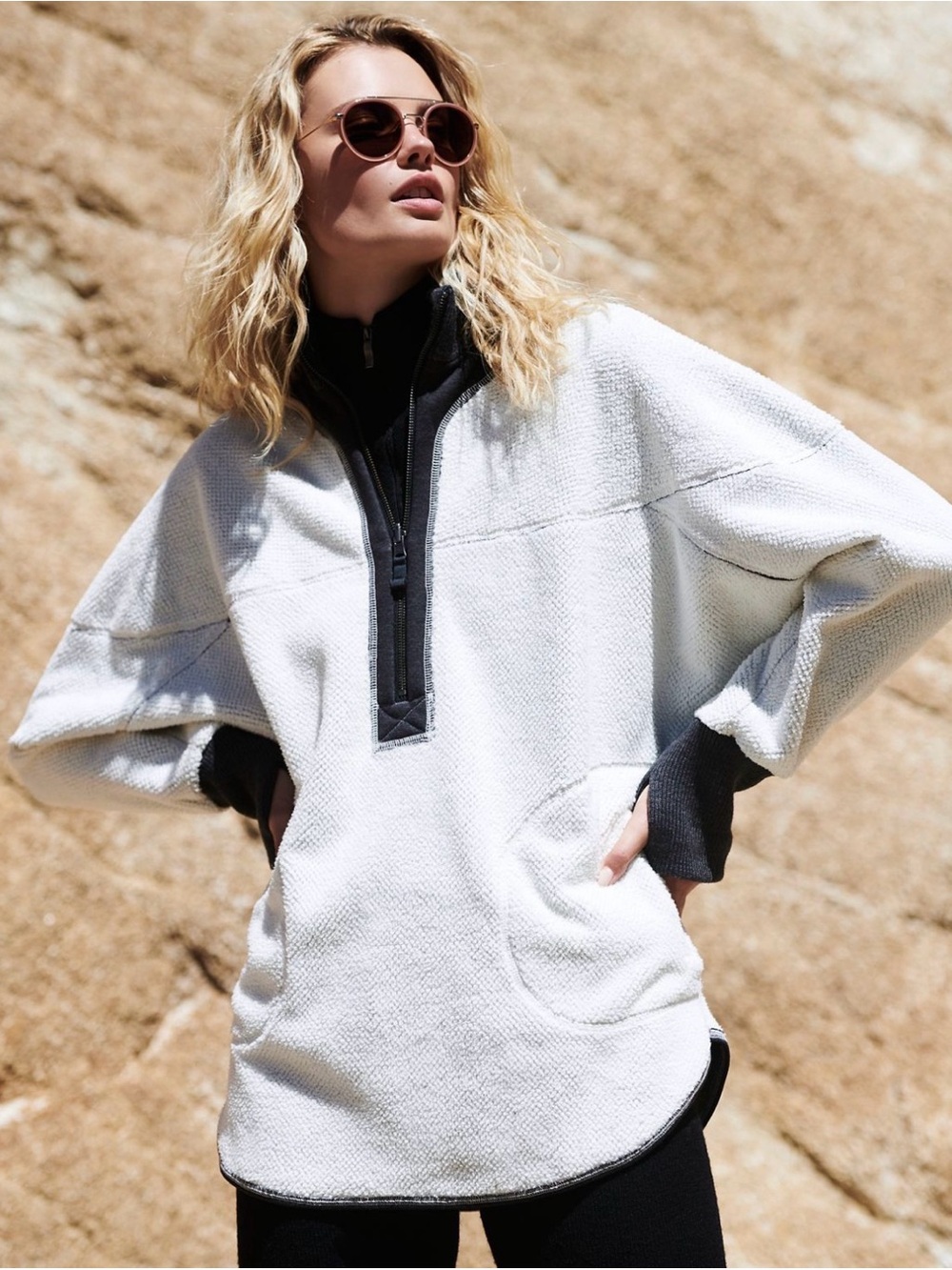Free people mountain dreaming reversible fleece